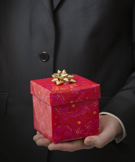 Gifts may be given as part of a dowry.
