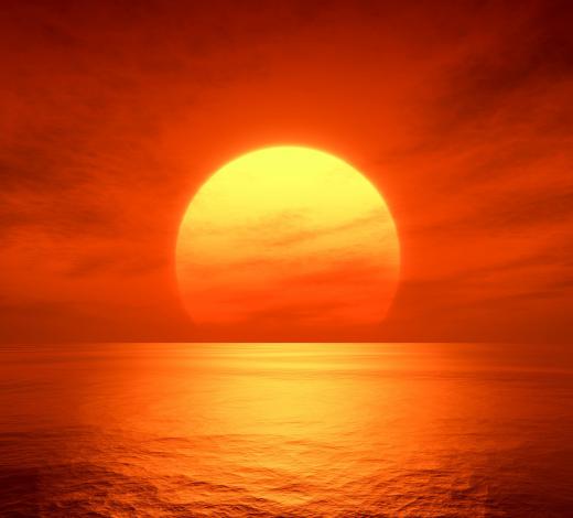 After the eruption on Krakatoa, sunsets in many parts of the world were extraordinarily bright and colorful.