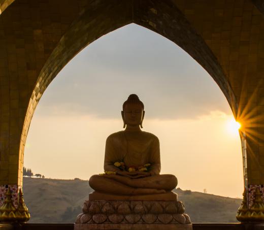 Relics may be maintained by Buddhists.