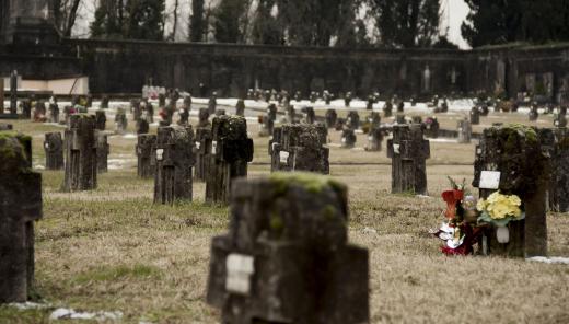 On the day of the Dead in Mexico, many cook special meals and take them to the cemetery where their loved ones are buried.