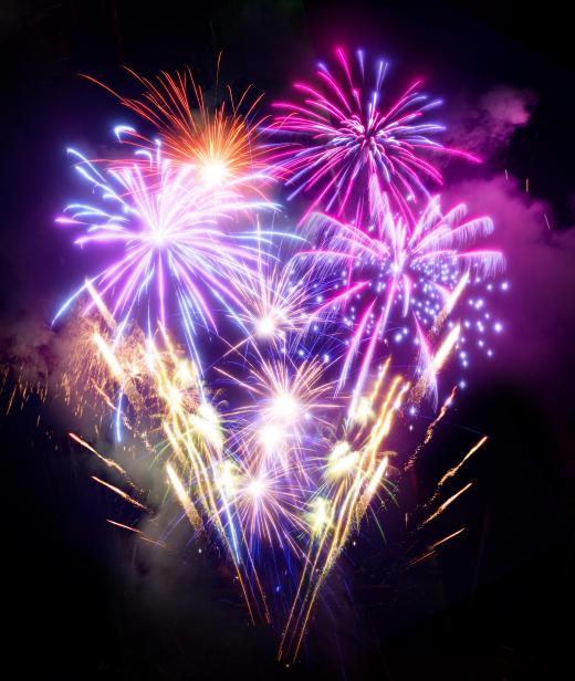 Many countries celebrate their independence with fireworks.