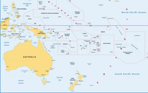 Fiji, New Guinea, and the Solomon Islands, are some of the prominent islands of Melanesia.