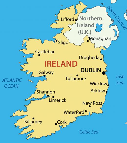 The Republic of Ireland was once under English rule.