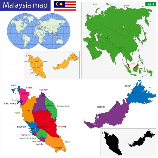 Malaysia is officially divided into states with a constitutional monarchy as its government, and its monarch has the title, "sultan."