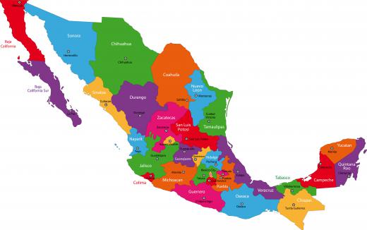 Mexico has 31 states and one federal district, Mexico City.