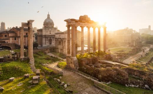 The toga was the official state garment and a symbol of ancient Roman culture.