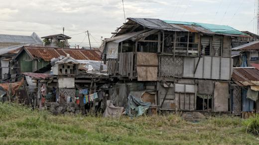 Poor living conditions often contribute to poverty.